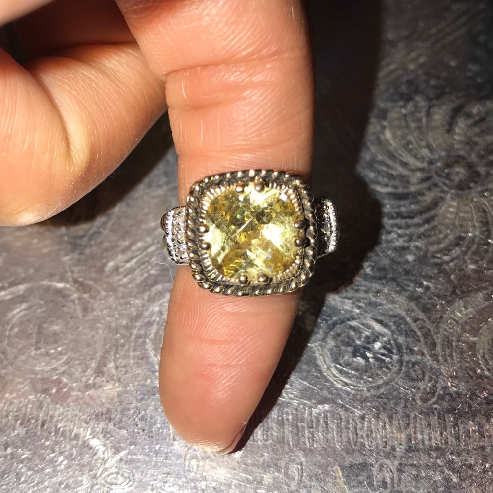 Yellow Stone Ring - image 2